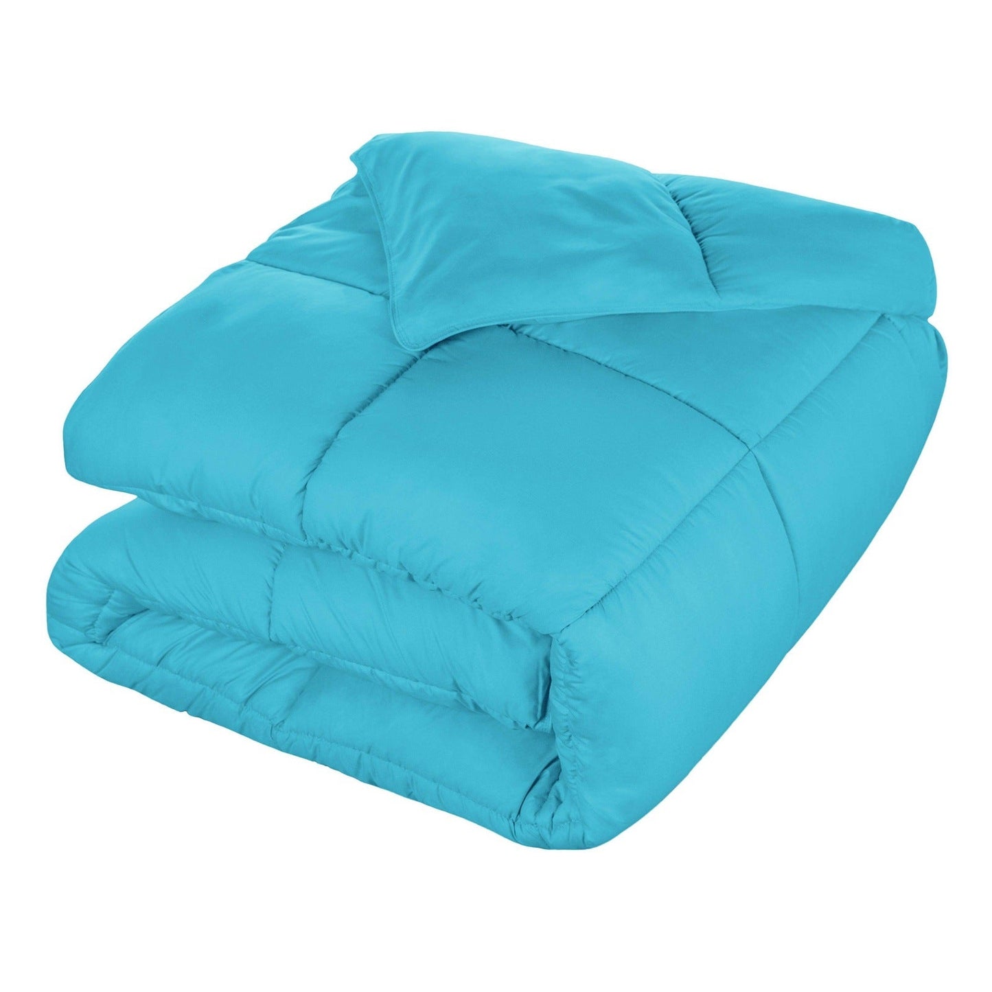  Superior Solid All Season Down Alternative Microfiber Comforter - Winter Blue