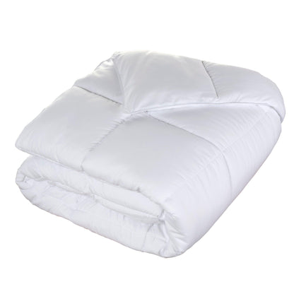  Superior Solid All Season Down Alternative Microfiber Comforter - White