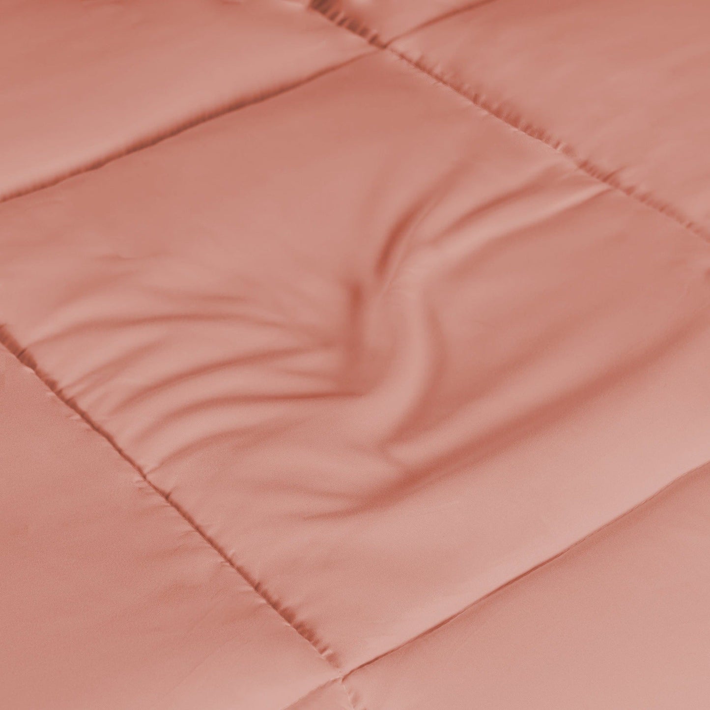 Superior Solid All Season Down Alternative Microfiber Comforter - Blush