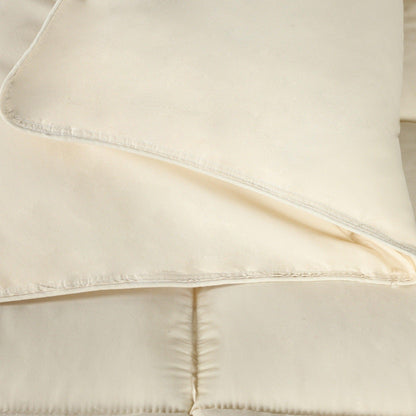  Superior Solid All Season Down Alternative Microfiber Comforter - Ivory