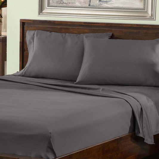 Cotton Blend 800 Thread Count Solid Deep Pocket Bed Sheet Set