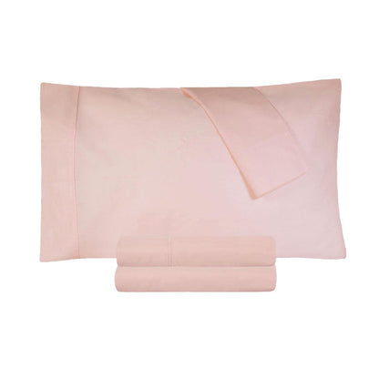 Cotton Percale Super Absorbent Solid 2 Piece Pillowcase Set
