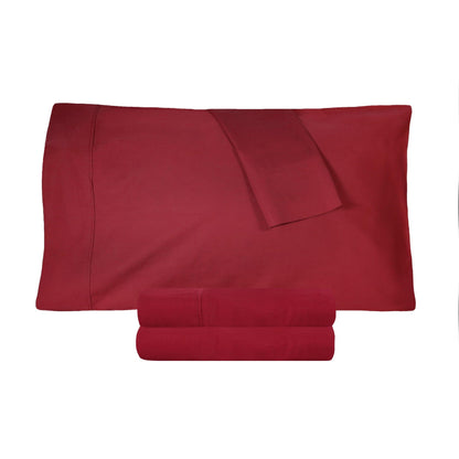 Cotton Percale Super Absorbent Solid 2 Piece Pillowcase Set