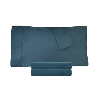 Cotton Percale Super Absorbent Solid 2 Piece Pillowcase Set