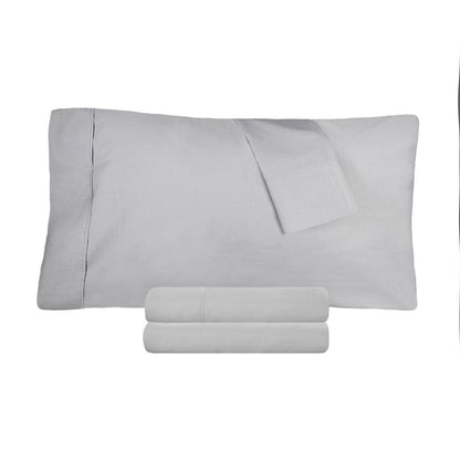 Cotton Percale Super Absorbent Solid 2 Piece Pillowcase Set
