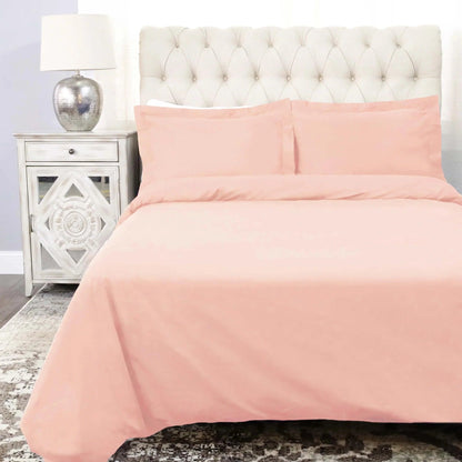 Cotton Percale Modern Traditional Duvet Cover Set