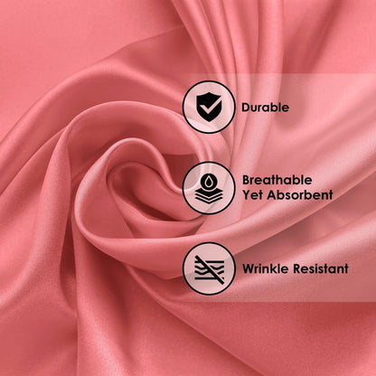  Superior Solid Count Cotton Blend Deep Pocket Sheet Set - Blush