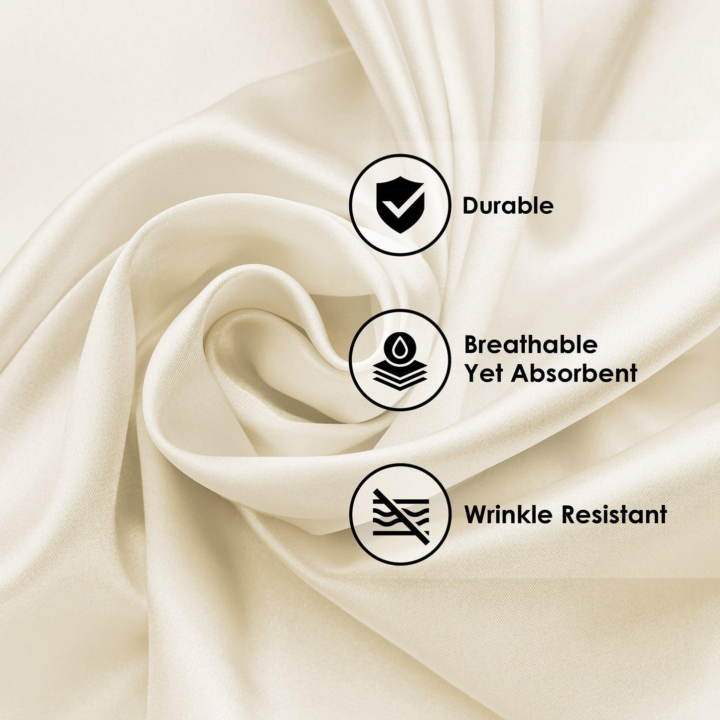  Superior Solid Count Cotton Blend Deep Pocket Sheet Set - Ivory