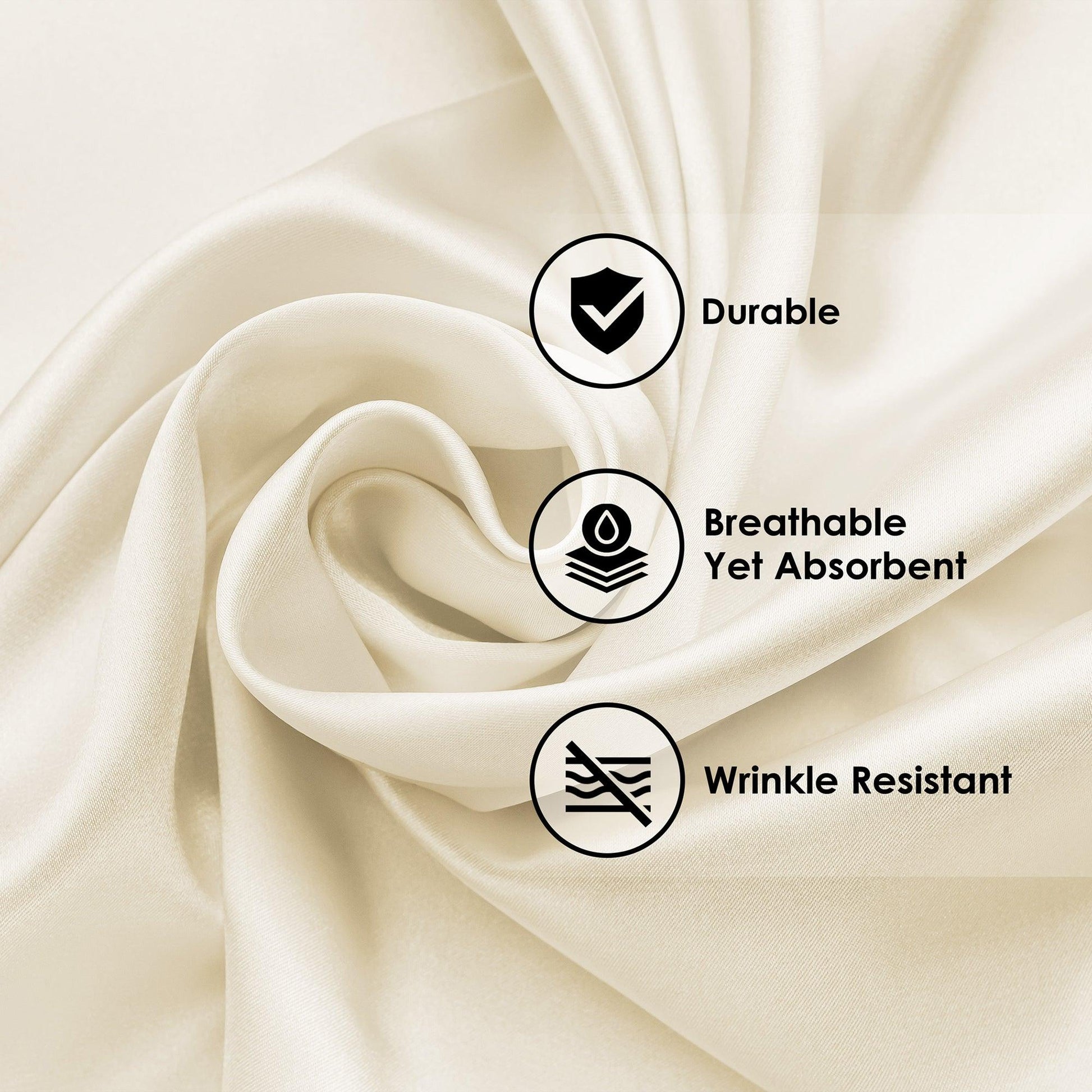  Superior Solid Count Cotton Blend Deep Pocket Sheet Set - Ivory