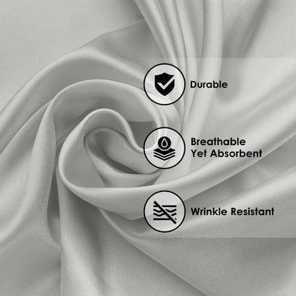  Superior Solid Count Cotton Blend Deep Pocket Sheet Set - Platinum