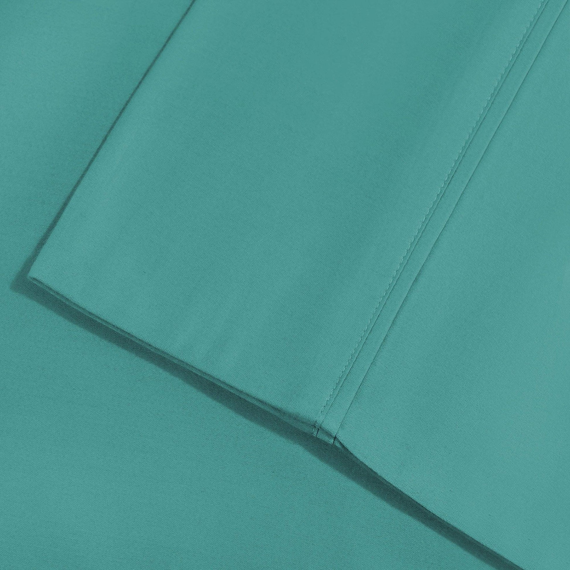  Superior Solid Count Cotton Blend Deep Pocket Sheet Set - Teal