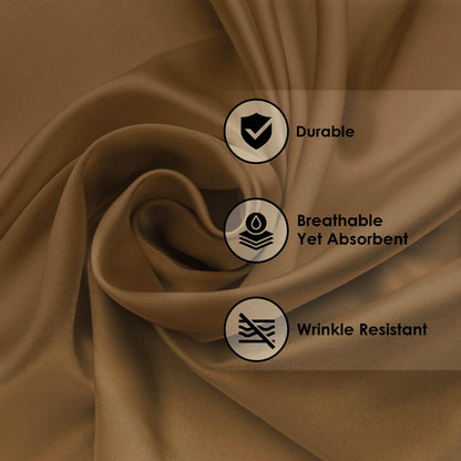  Superior Solid Count Cotton Blend Deep Pocket Sheet Set - Taupe