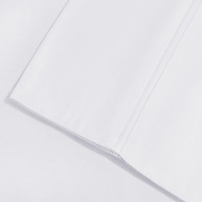  Superior Solid Count Cotton Blend Deep Pocket Sheet Set - White