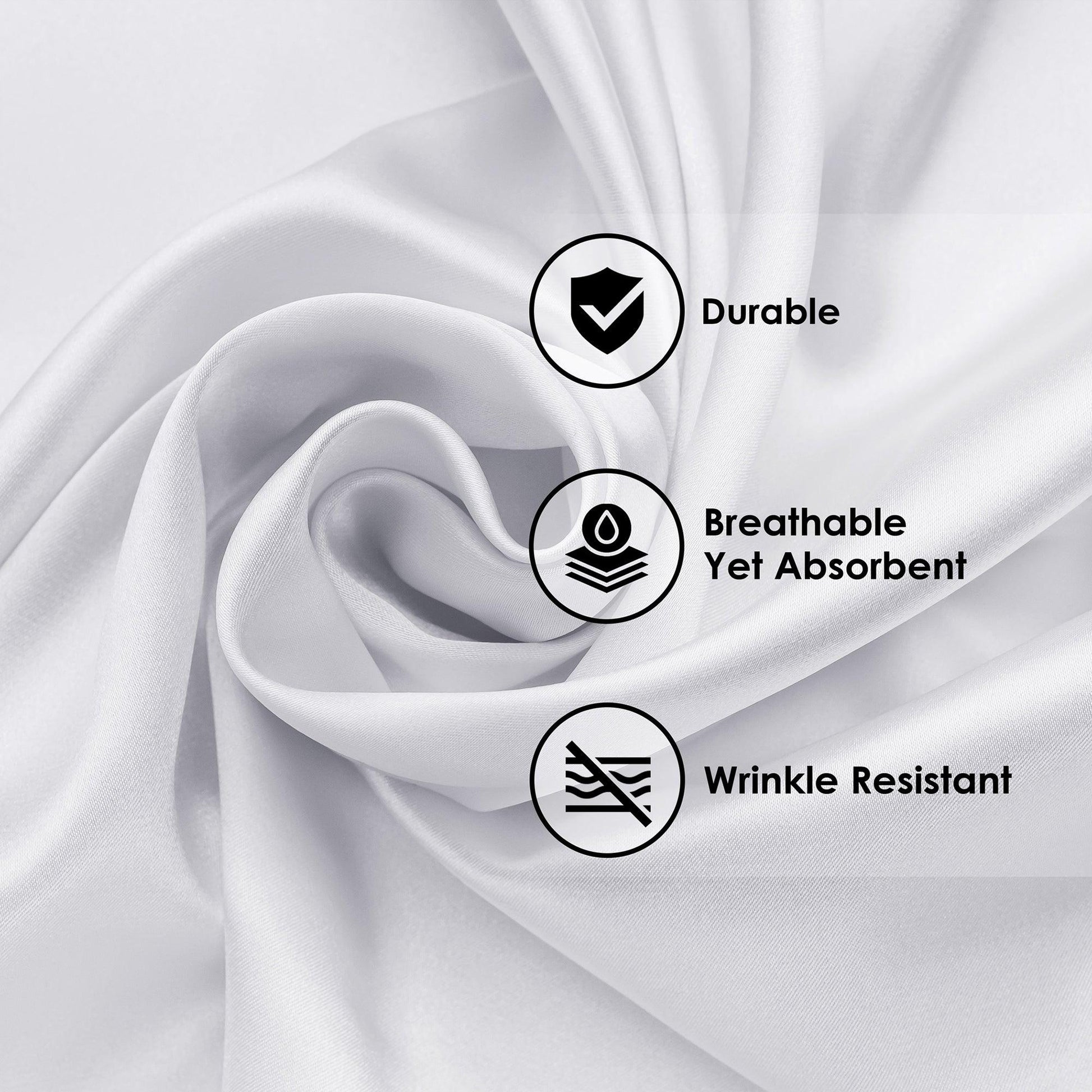  Superior Solid Count Cotton Blend Deep Pocket Sheet Set - White