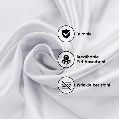  Superior Solid Count Cotton Blend Deep Pocket Sheet Set - White