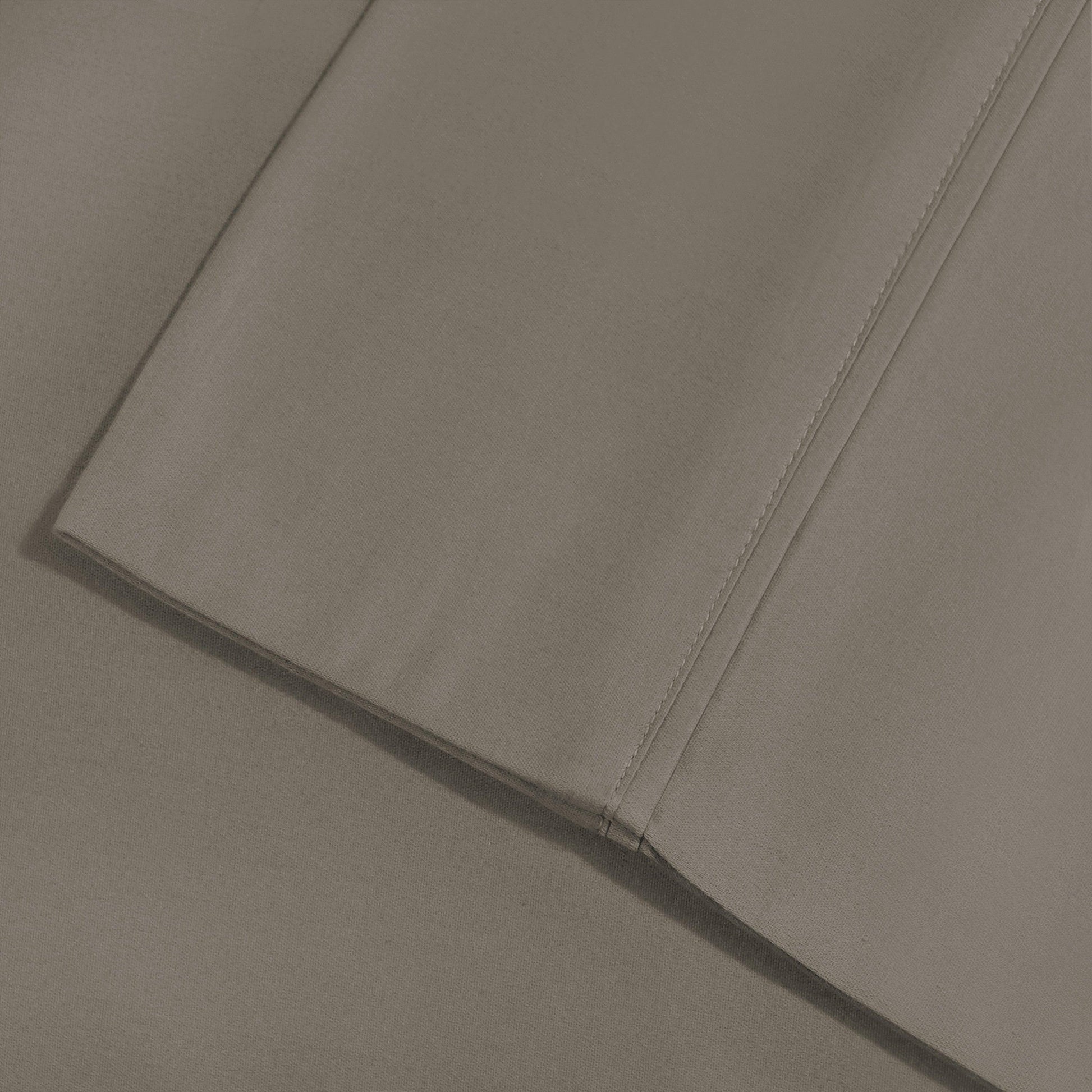  Superior Solid Cotton Blend Pillowcase Set - Grey