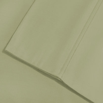  Superior Solid Cotton Blend Pillowcase Set - Sage