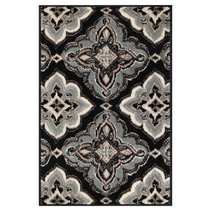Crawford Modern Medallion Indoor Area Rug or Runner Rug Or Door Mat
