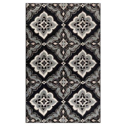 Crawford Modern Medallion Indoor Area Rug or Runner Rug Or Door Mat