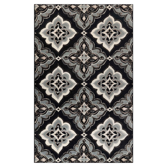 Crawford Modern Medallion Indoor Area Rug or Runner Rug Or Door Mat