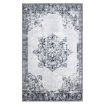 Decklan Floral Medallion Indoor Area Rug or Runner Rug
