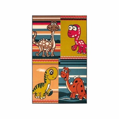 Dinoventure Non-Slip Kids Indoor Washable Area Rug
