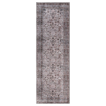 Distressed Floral Medallion Indoor Area Rug