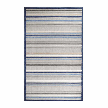 Eastyn Casual Stripe Geometric Indoor/Outdoor Area Rug