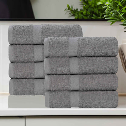 Eco-Friendly Cotton 8 Piece Hand Towel Set