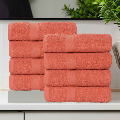 Eco-Friendly Cotton 8 Piece Hand Towel Set