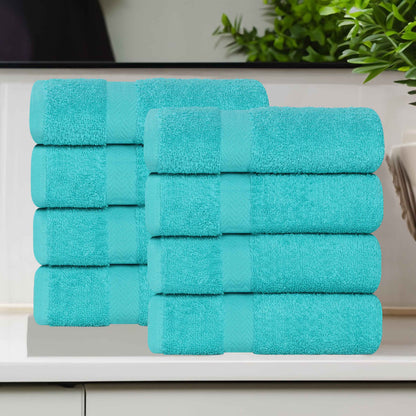 Eco-Friendly Cotton 8 Piece Hand Towel Set