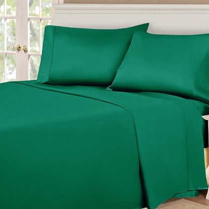 Egyptian Cotton 530 Thread Count Solid Deep Pocket Bed Sheet Set