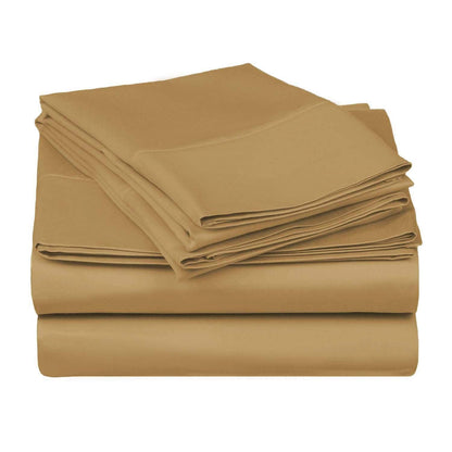 Egyptian Cotton 530 Thread Count Solid Deep Pocket Bed Sheet Set
