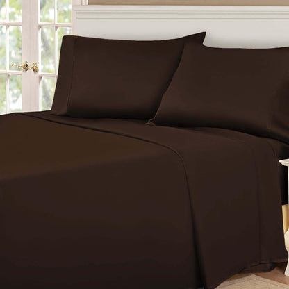Egyptian Cotton 530 Thread Count Solid Deep Pocket Bed Sheet Set