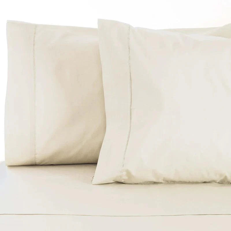 Egyptian Cotton 530 Thread Count Solid Luxury Pillowcases, Set of 2
