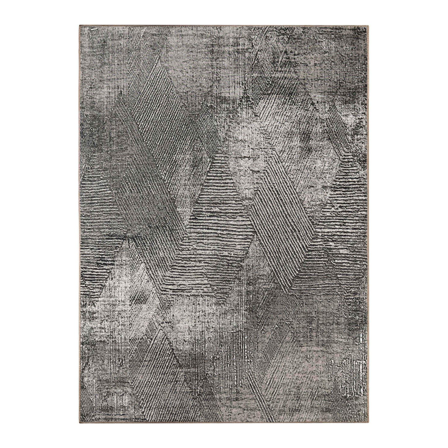 Modern Geometric Power-Loomed Indoor Area Rug