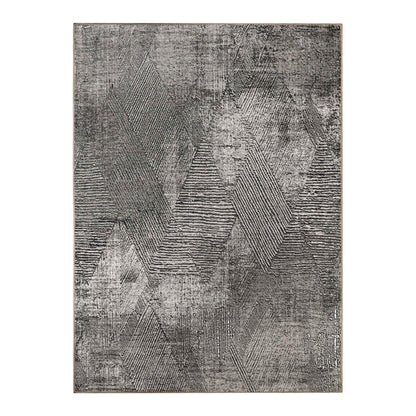 Modern Geometric Power-Loomed Indoor Area Rug