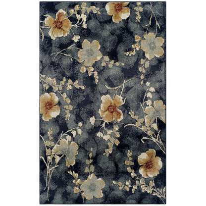 Fiore Modern Oriental Floral Area Rug