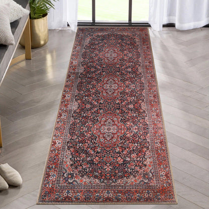 Fiorella Modern Farmhouse Floral Oriental Medallion Indoor Area Rug