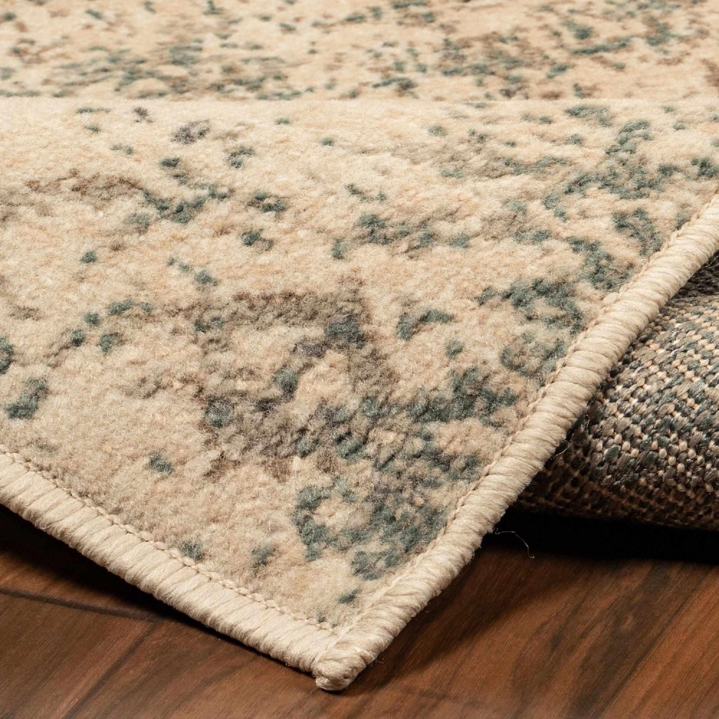  Amaris Vintage Oriental Distressed Medallion Indoor Area Rug
