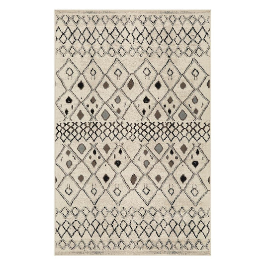 Tripp Modern Lattice Jute Backing Indoor Area Rug