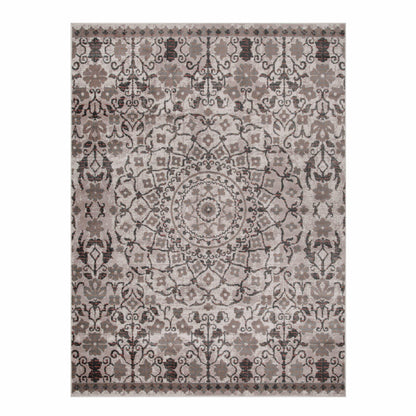 Galilee Vintage Bohemian Floral Mandala Area Rug