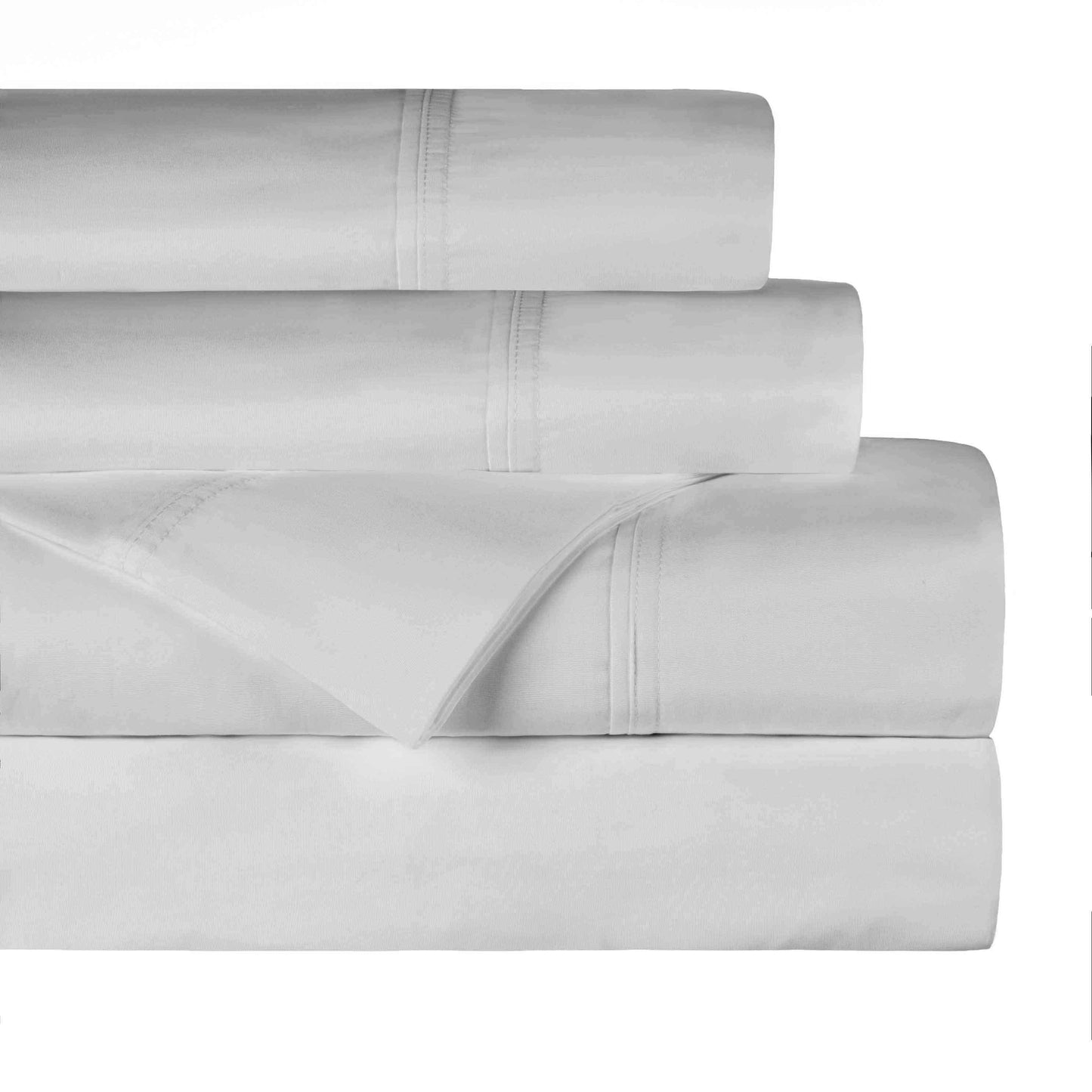 Gina Organic Cotton 300 Thread Count Percale Flat Bed Sheet