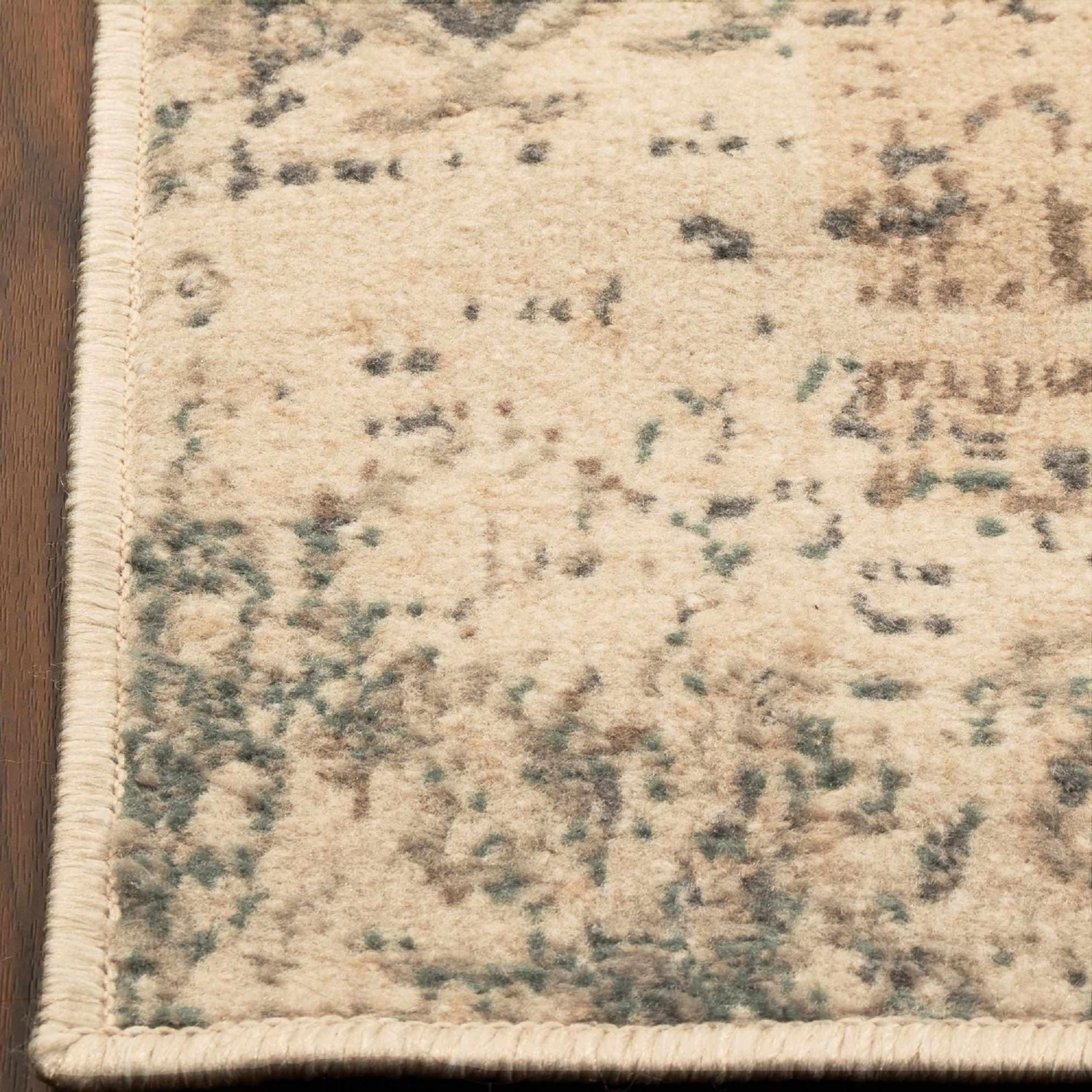 Amaris Vintage Oriental Distressed Medallion Indoor Area Rug