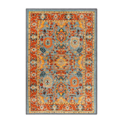 Hadar Geometric Non-Slip Indoor Area Rug or Runner Rug