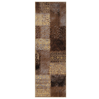 Hadley Damask Indoor Area Rug or Runner Rug