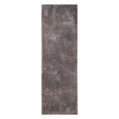 Hand Tufted Solid Plush Shag Indoor Area Rug