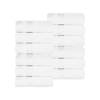 Hays Cotton Medium Weight Soft Face Towel Washcloth Set of 12