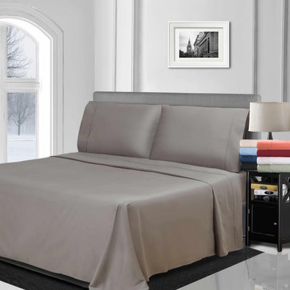 800-Thread Count 100% Egyptian Cotton Gorgeous Solid Pillowcase Set - Mint