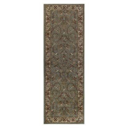 Heritage Traditional Floral Scroll Indoor Runner or Area Rug